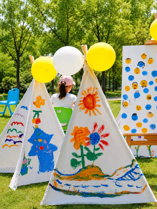 Tipi de Tela para Colorear | Refugio de Juegos