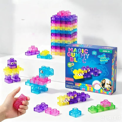 Bloques de Construcción  | Magic Gummy | 40 piezas