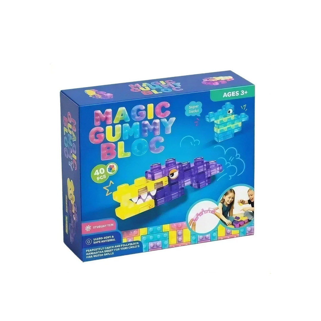 Bloques de Construcción  | Magic Gummy | 40 piezas